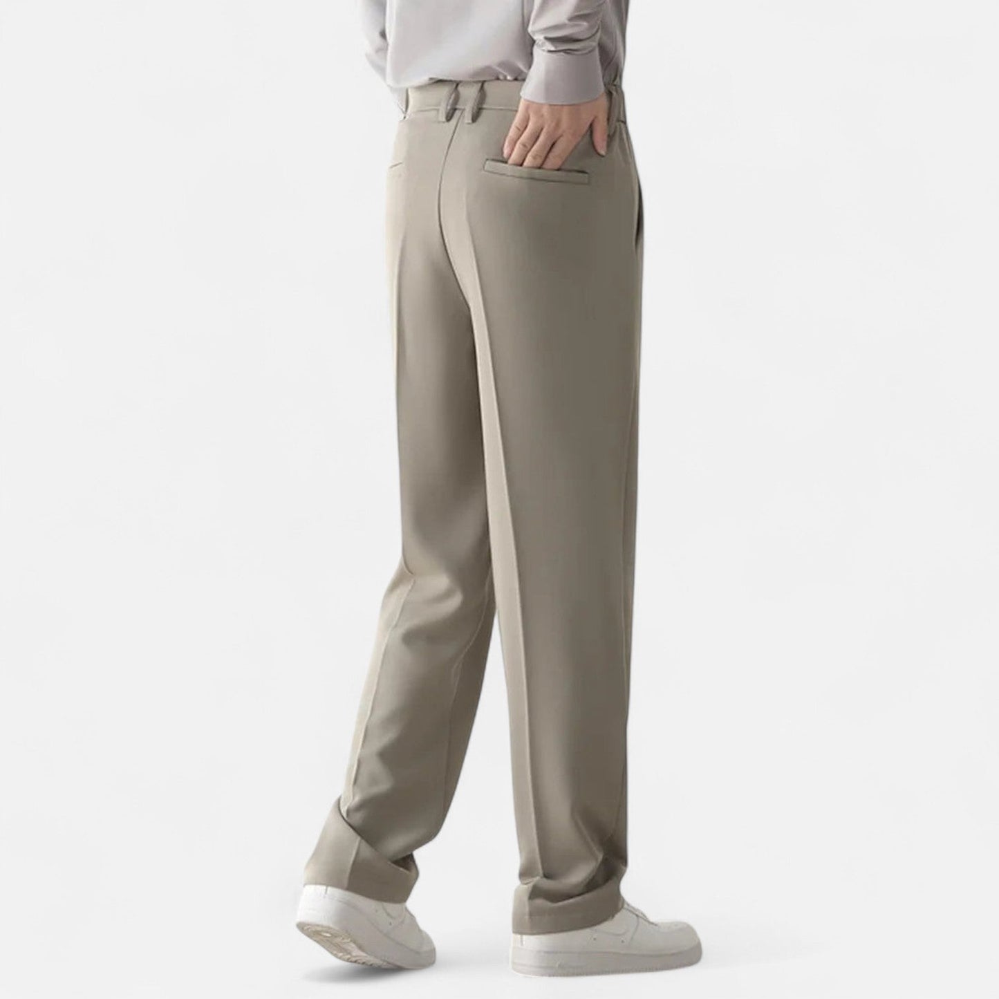 The Rowley Club | Draped Formal Trousers for Men - Relaxed Fit, Tailored Elegance for Business and Leisure