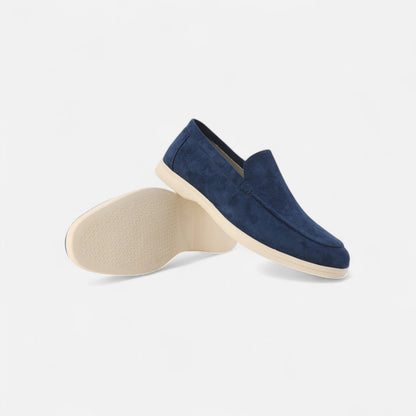 The Rowley Club | Suede Loafers for Men - Old Money Aesthetic, Timeless Elegance of Slip-On Shoes