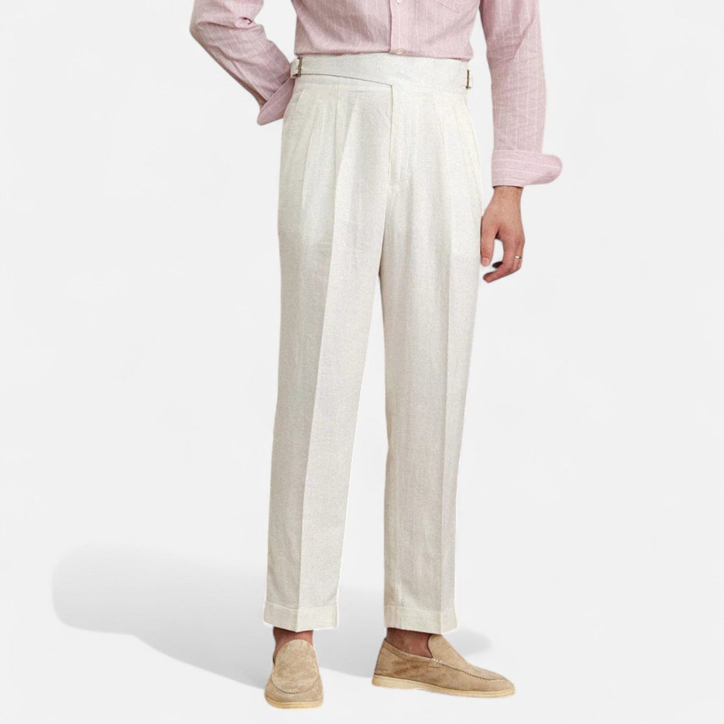 The Rowley Club | Premium Linen Pants for Men - Breathable Tailoring, Timeless Summer Sophistication