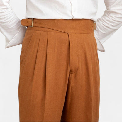 The Rowley Club | Premium Linen Pants for Men - Breathable Tailoring, Timeless Summer Sophistication