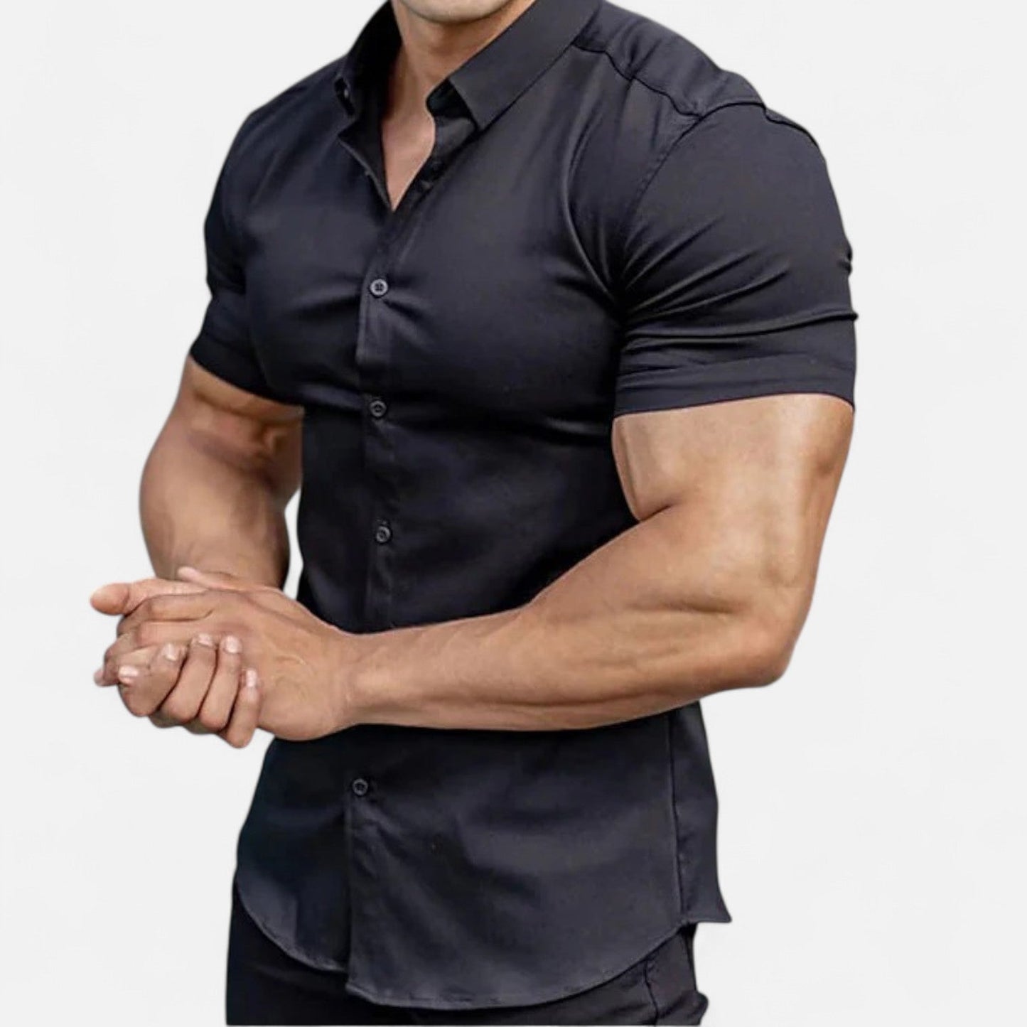 The Rowley Club | Gérald Slim Fit Short Sleeve Shirt – Elegant Silhouette, Refined Everyday Style