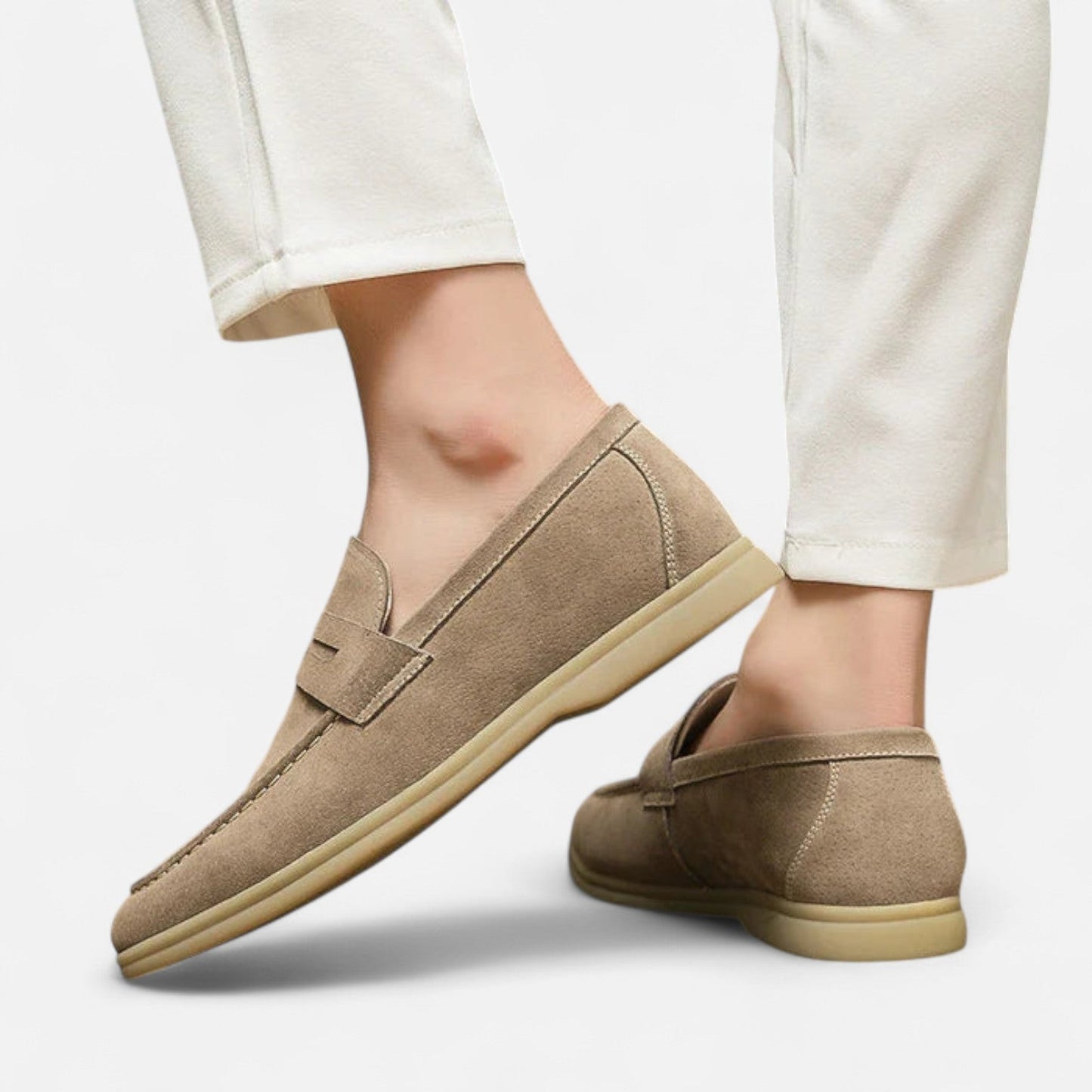 The Rowley Club | Men's Vintage Suede Loafers – Timeless Texture, Heritage Craftsmanship