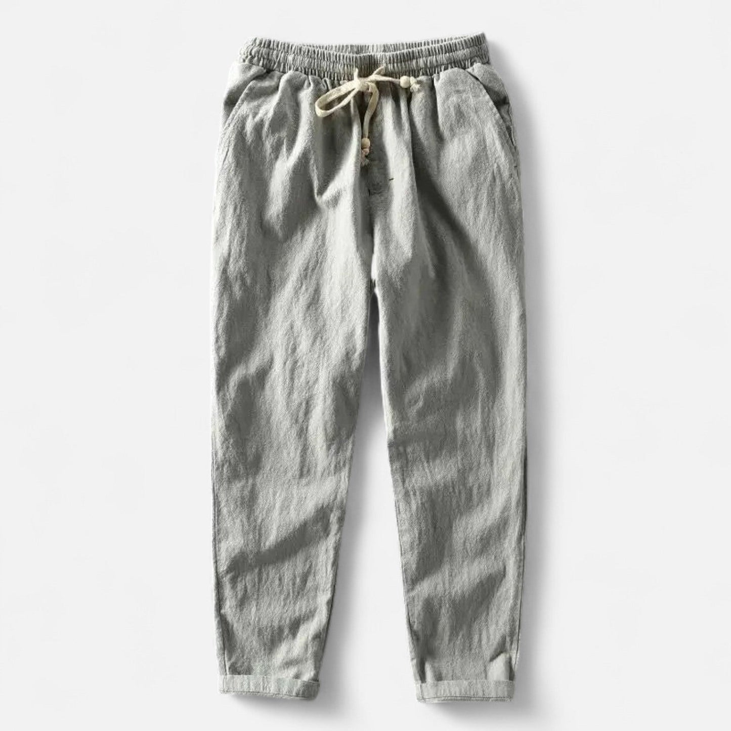 The Rowley Club | Men's Linen Pants with Drawstring – Breathable Comfort, Relaxed Fit
