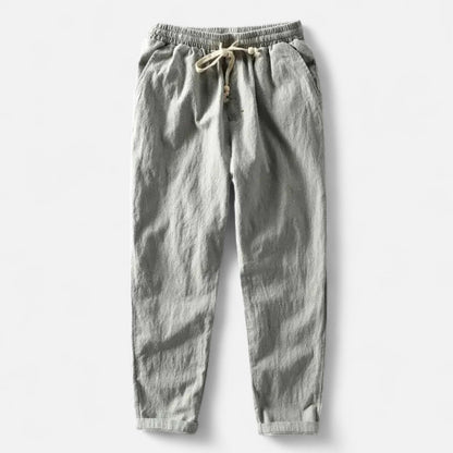 The Rowley Club | Men's Linen Pants with Drawstring – Breathable Comfort, Relaxed Fit