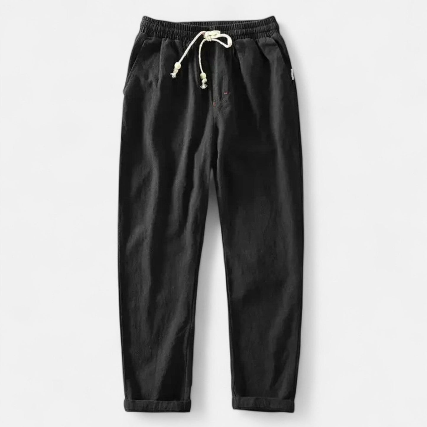 The Rowley Club | Men's Linen Pants with Drawstring – Breathable Comfort, Relaxed Fit