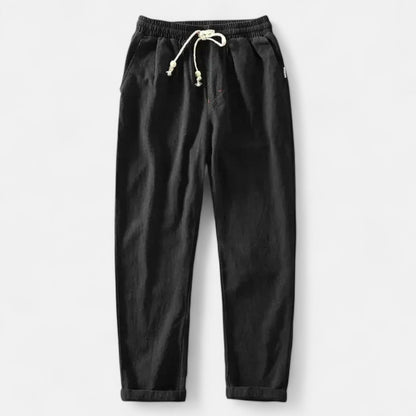 The Rowley Club | Men's Linen Pants with Drawstring – Breathable Comfort, Relaxed Fit