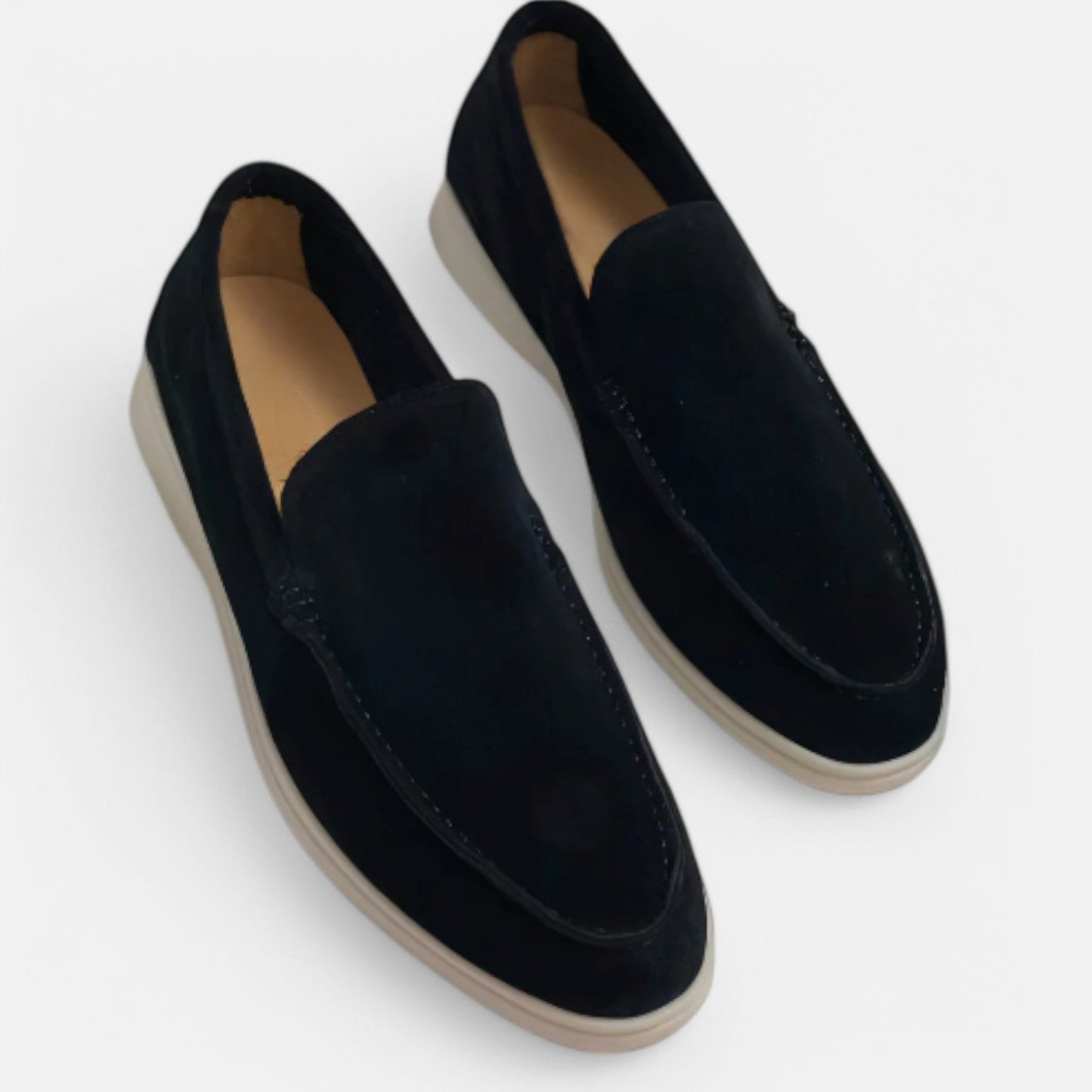The Rowley Club | Old Money Suede Slip-On Loafers for Men
