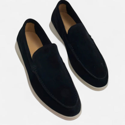 The Rowley Club | Men's Suede Slip-On Loafers – Heritage Style, Timeless Ease