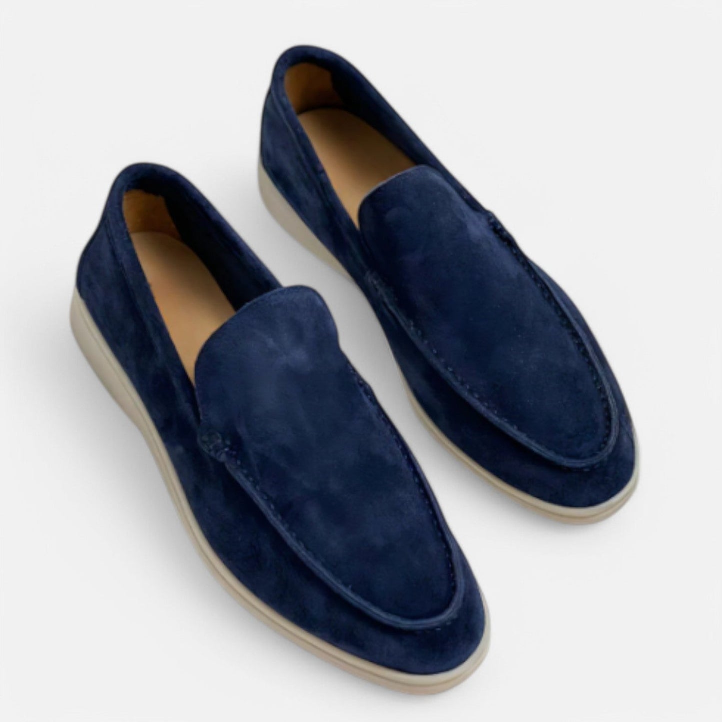 The Rowley Club | Old Money Suede Slip-On Loafers for Men