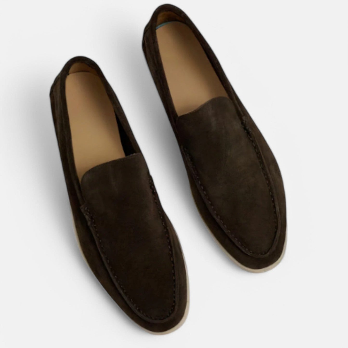 The Rowley Club | Old Money Suede Slip-On Loafers for Men