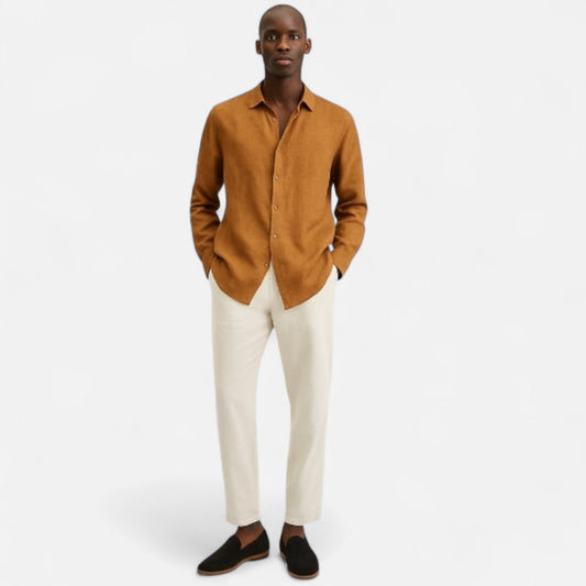 The Rowley Club | Linen Shirt for Men – Lightweight Style, Timeless Refinement