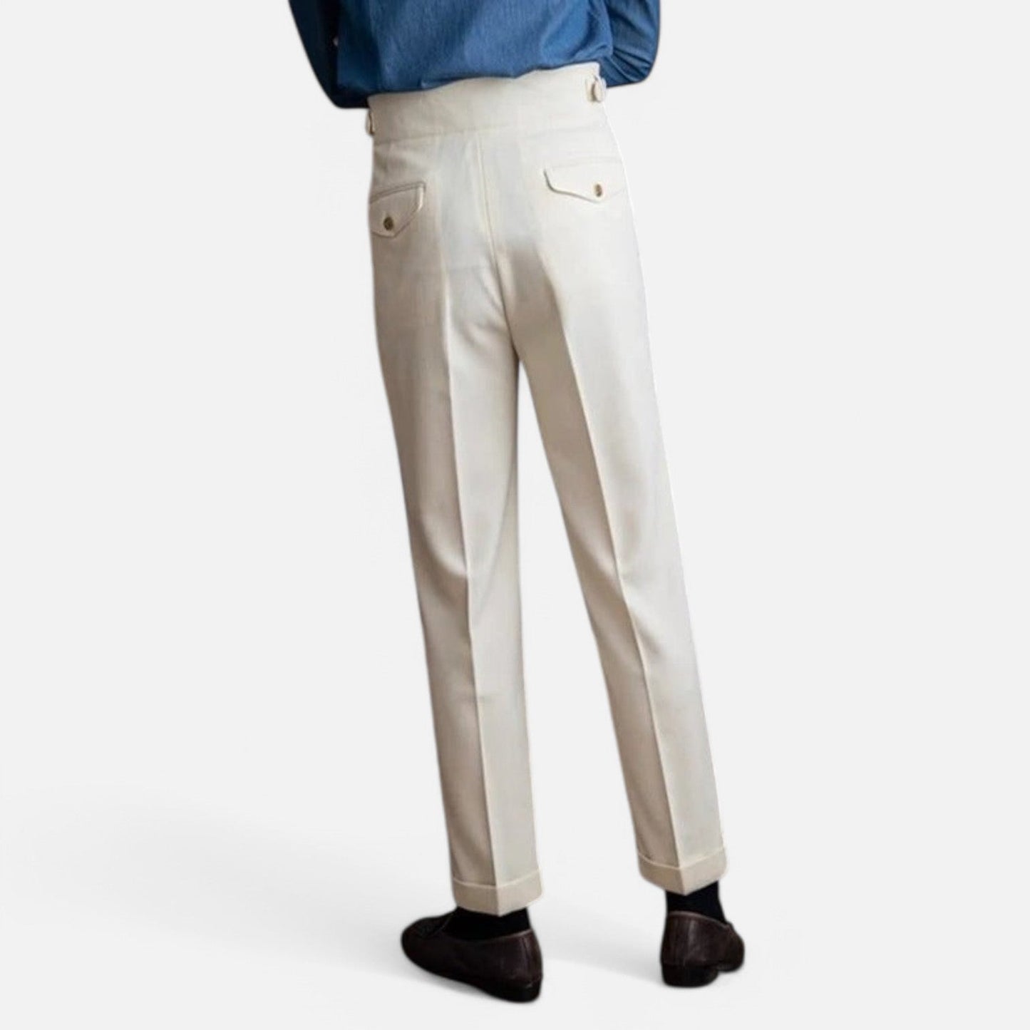 The Rowley Club | High-Waisted Pleated Pants for Men