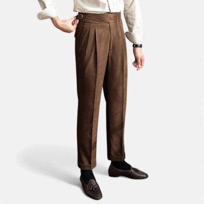 The Rowley Club | High-Waisted Pleated Pants for Men