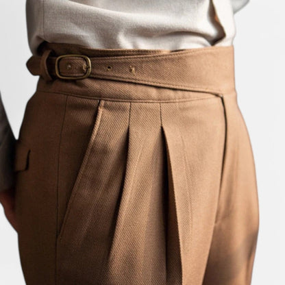 The Rowley Club | High-Waisted Pleated Pants for Men