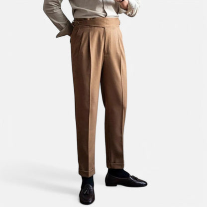 The Rowley Club | High-Waisted Pleated Pants for Men