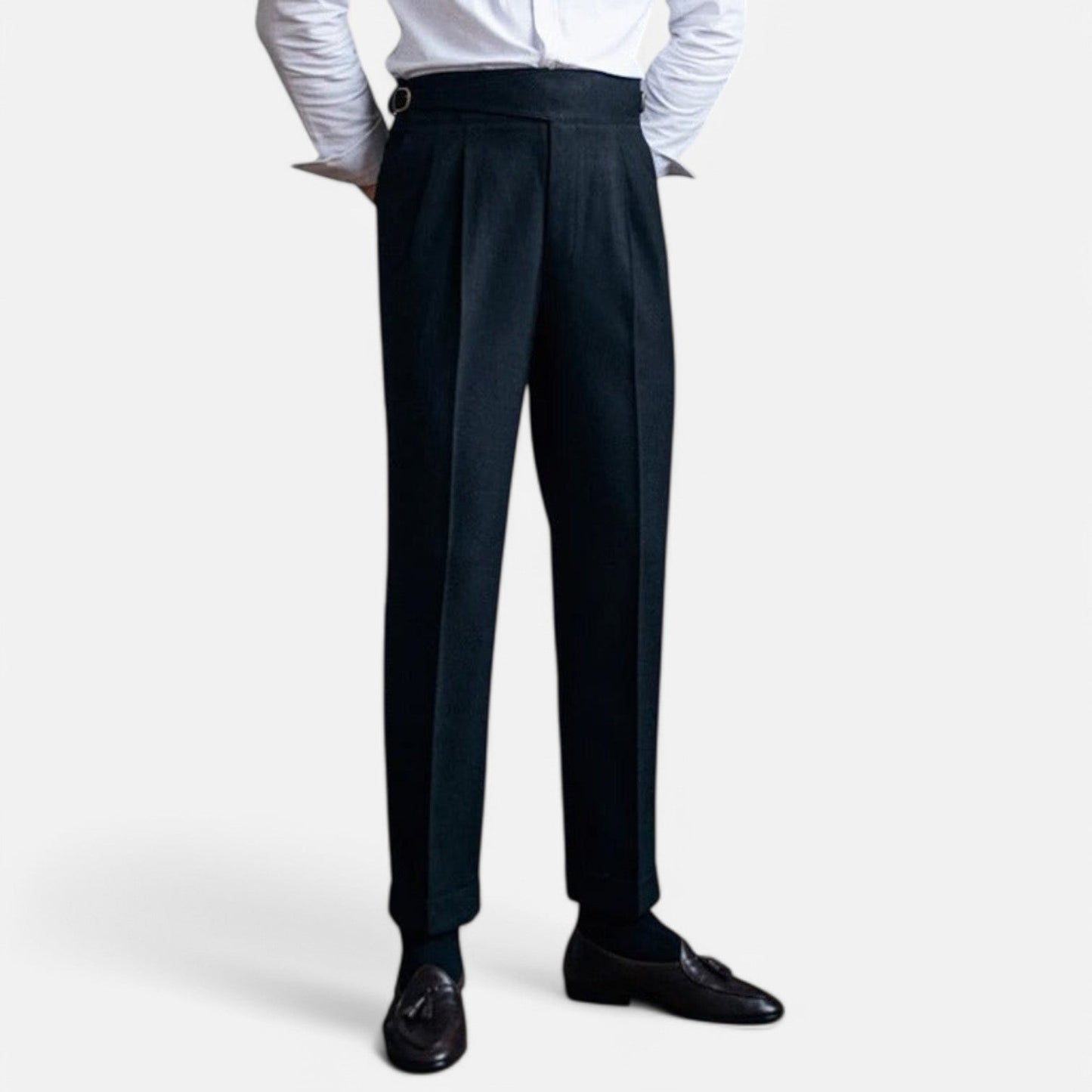 The Rowley Club | High-Waisted Pleated Pants for Men