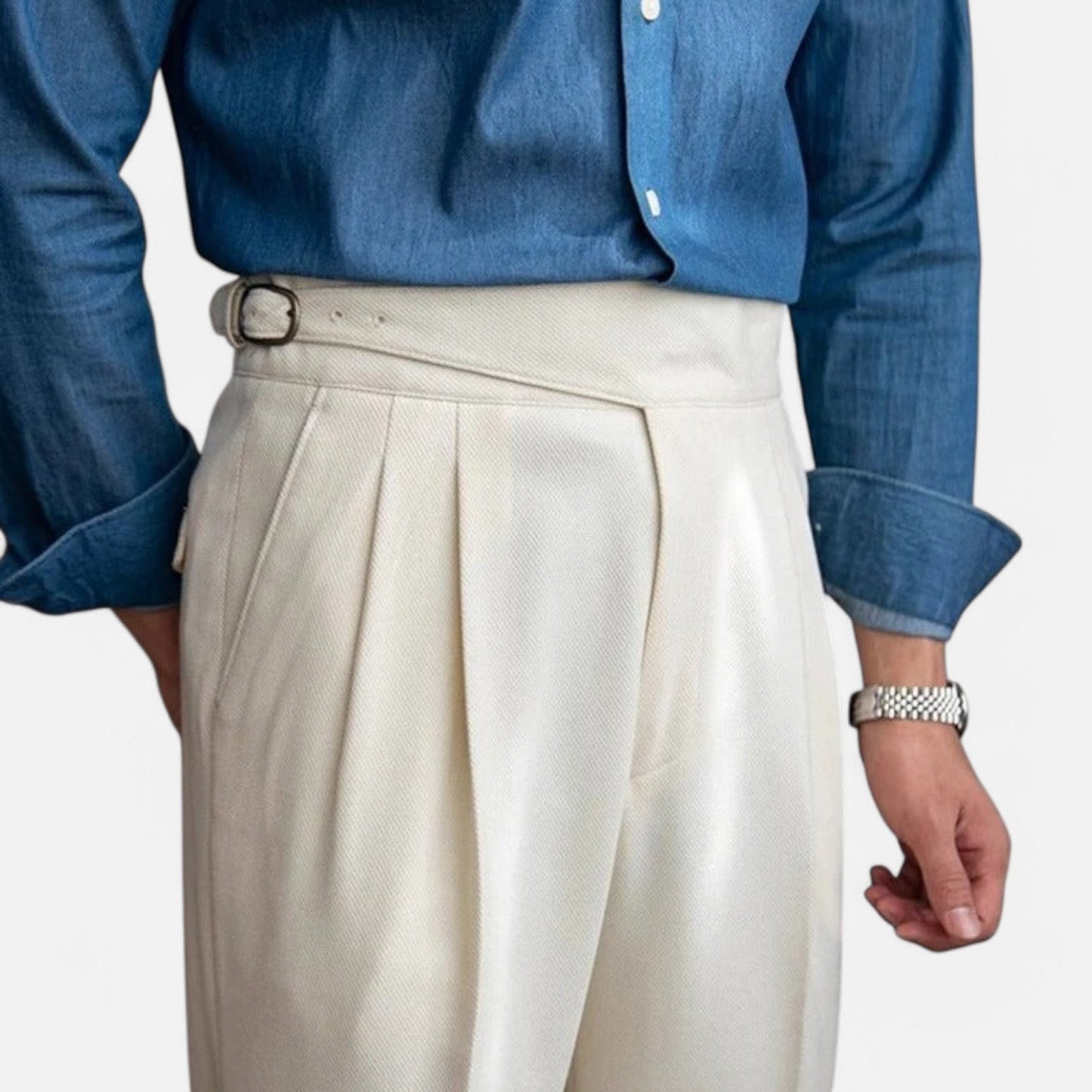The Rowley Club | High-Waisted Pleated Pants for Men