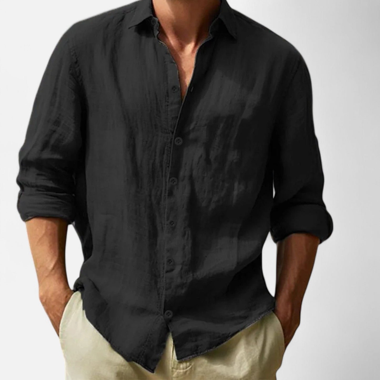 The Rowley Club | Men's Cotton-Linen Shirt – Lightweight Comfort, Casual and Timeless Elegance