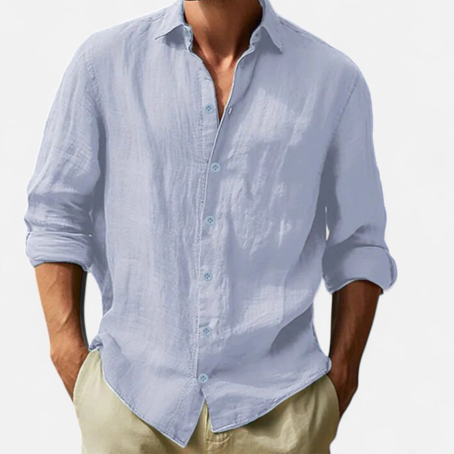 The Rowley Club | Men's Cotton-Linen Shirt – Lightweight Comfort, Casual and Timeless Elegance