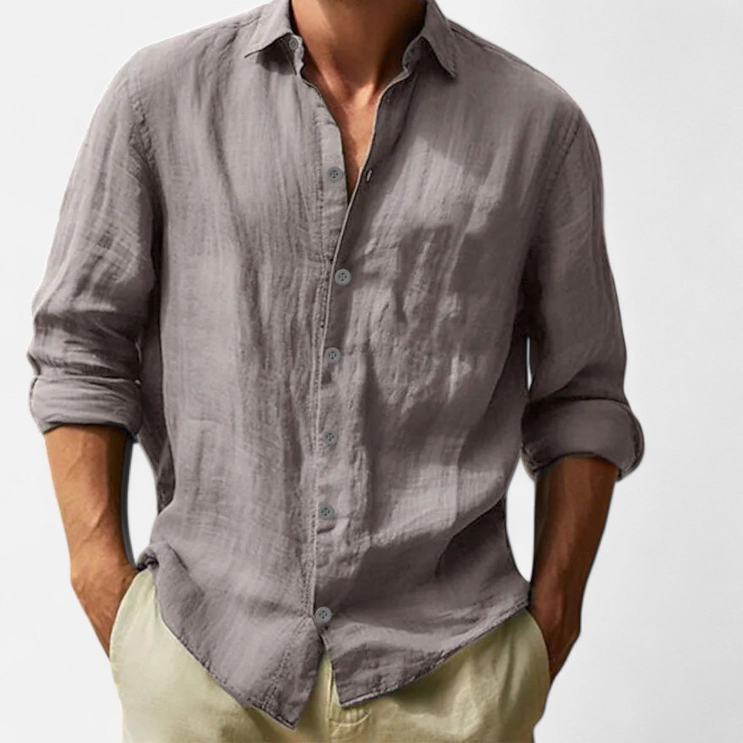 The Rowley Club | Men's Cotton-Linen Shirt – Lightweight Comfort, Casual and Timeless Elegance