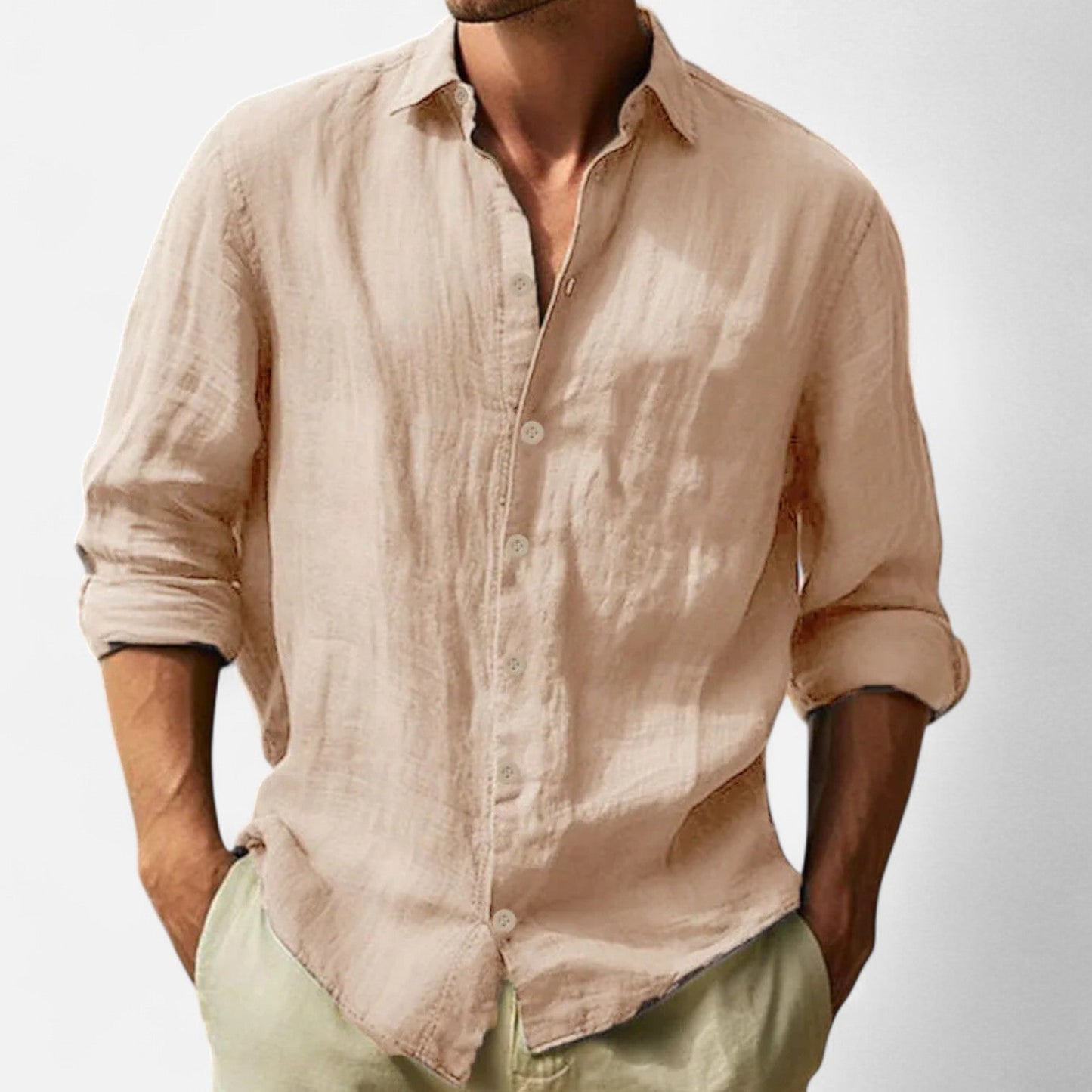 The Rowley Club | Men's Cotton-Linen Shirt – Lightweight Comfort, Casual and Timeless Elegance