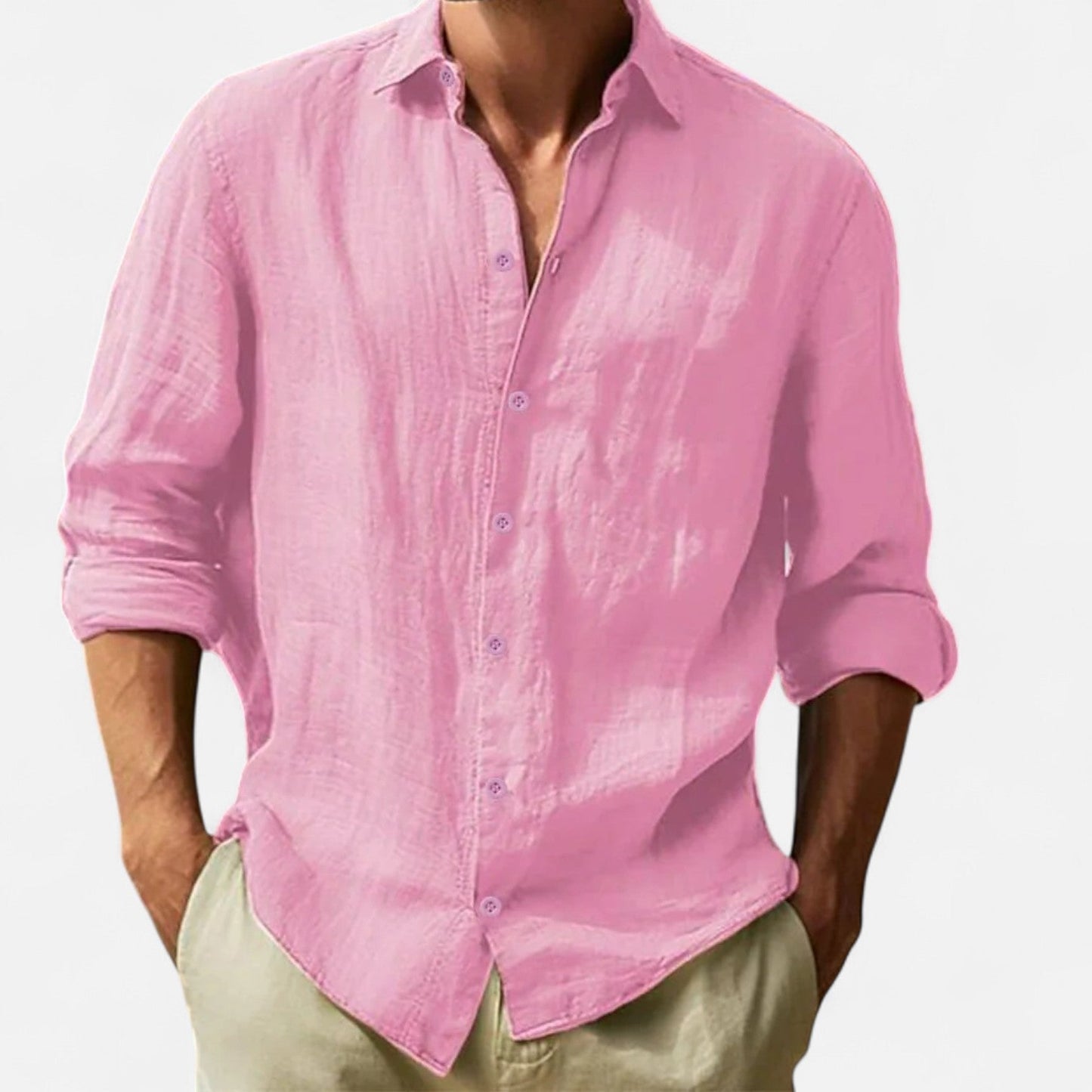 The Rowley Club | Men's Cotton-Linen Shirt – Lightweight Comfort, Casual and Timeless Elegance