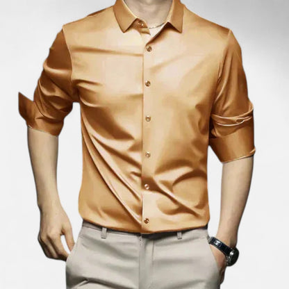 The Rowley Club | Men's Dress Shirt No Iron – Tailored Elegance, Impeccable Finish All Day