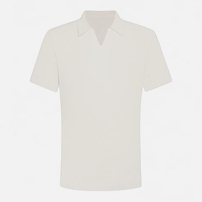 The Rowley Club | Buttonless Polo for Men - Old-School Minimalism, Refined Ease for Everyday